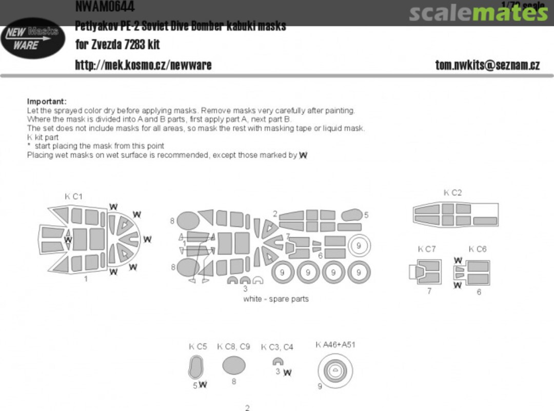 Boxart Petlyakov PE-2 Soviet Dive Bomber kabuki masks nwam0644 New Ware Boxart Petlyakov PE-2 Soviet Dive Bomber kabuki masks nwam0644 New Ware