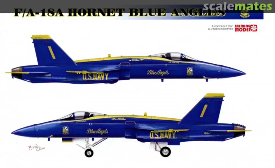 Boxart F/A-18A Hornet Blue Angels 172005 Jasmine Model JASModel Boxart F/A-18A Hornet Blue Angels 172005 Jasmine Model JASModel