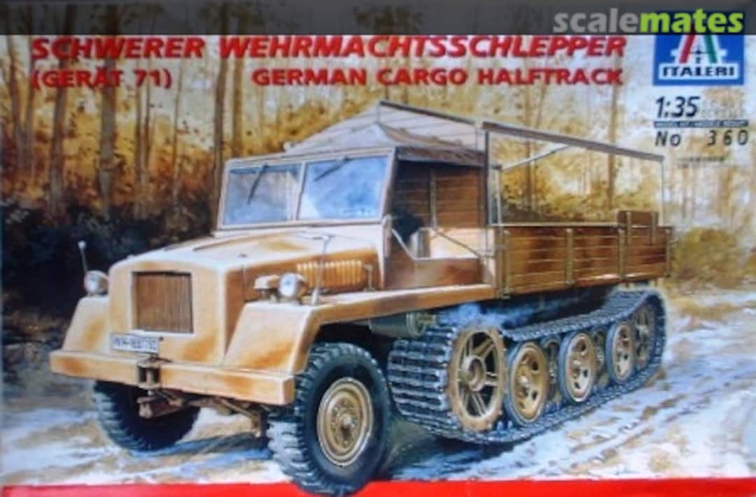Boxart Schwerer Wehrmachtsschlepper (Gerät 71) 360 Italeri Boxart Schwerer Wehrmachtsschlepper (Gerät 71) 360 Italeri