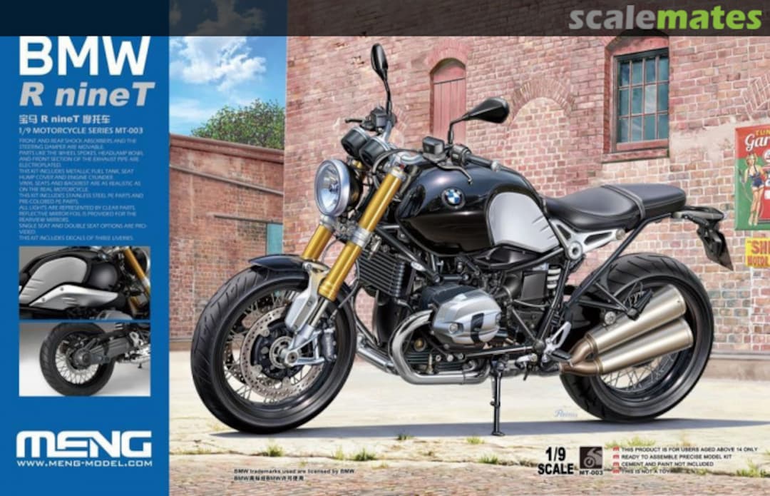 Boxart BMW R nineT MT-003 Meng Model