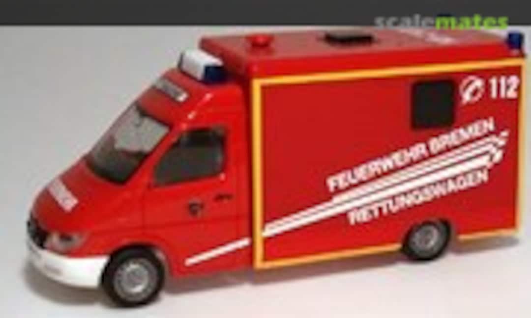 1:87 Mercedes Benz Sprinter RTW Feuerwehr Bremen (Herpa 274920)