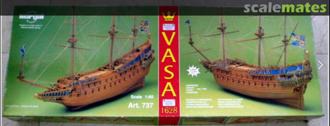 Boxart Vasa 1628 737 Mantua Model Boxart Vasa 1628 737 Mantua Model