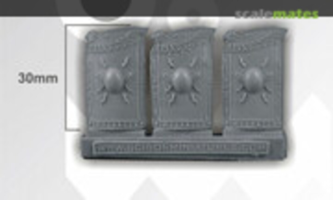 No Roman SF Shields (3 pcs) (Scibor Monsterous Miniatures CPSH0037) CPSH0037