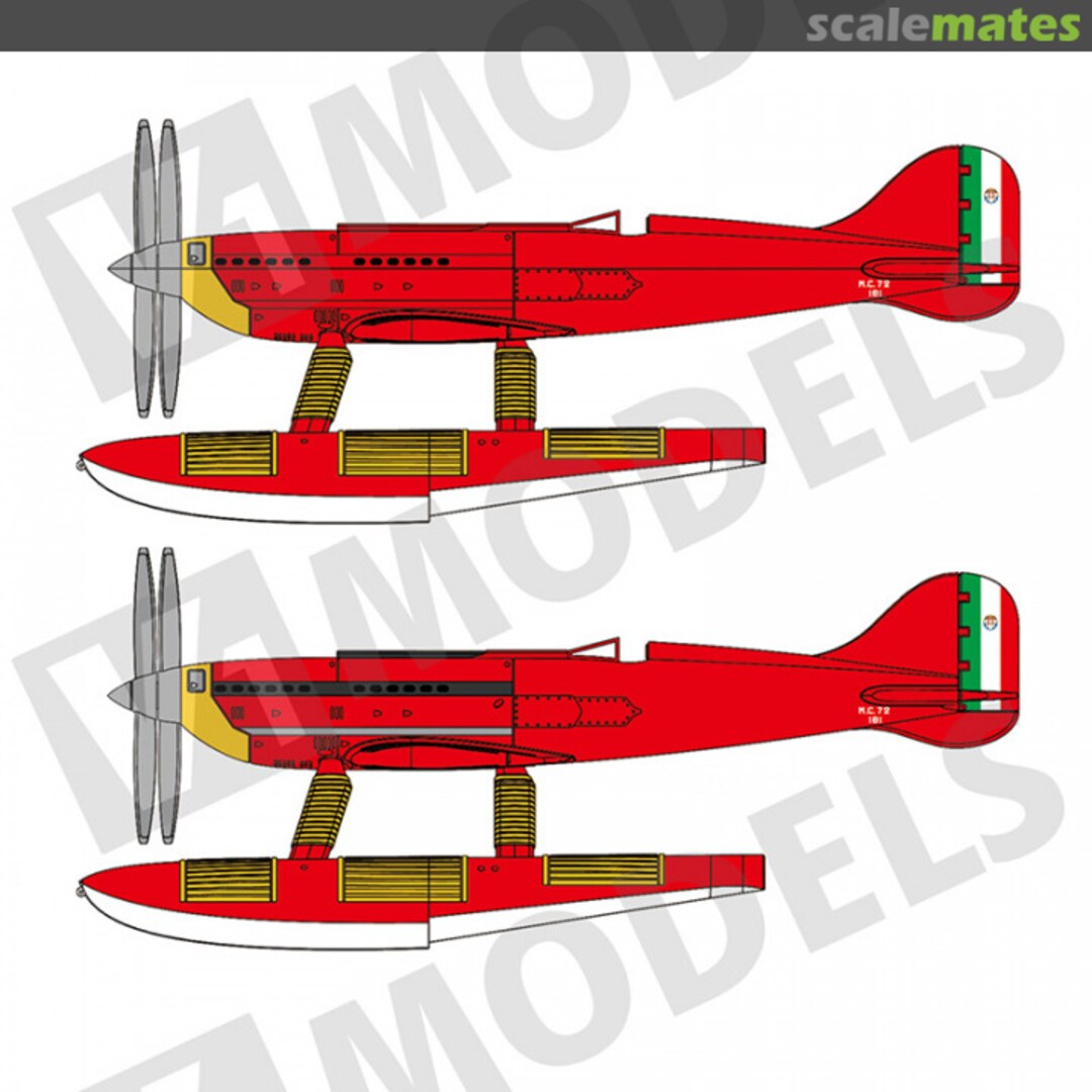 Boxart Macchi MC.72 V1-2070 V1models Boxart Macchi MC.72 V1-2070 V1models