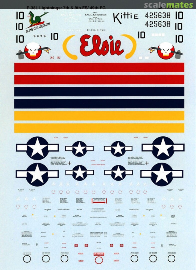 Boxart P-38L Lightnings 48-1193 Microscale Boxart P-38L Lightnings 48-1193 Microscale