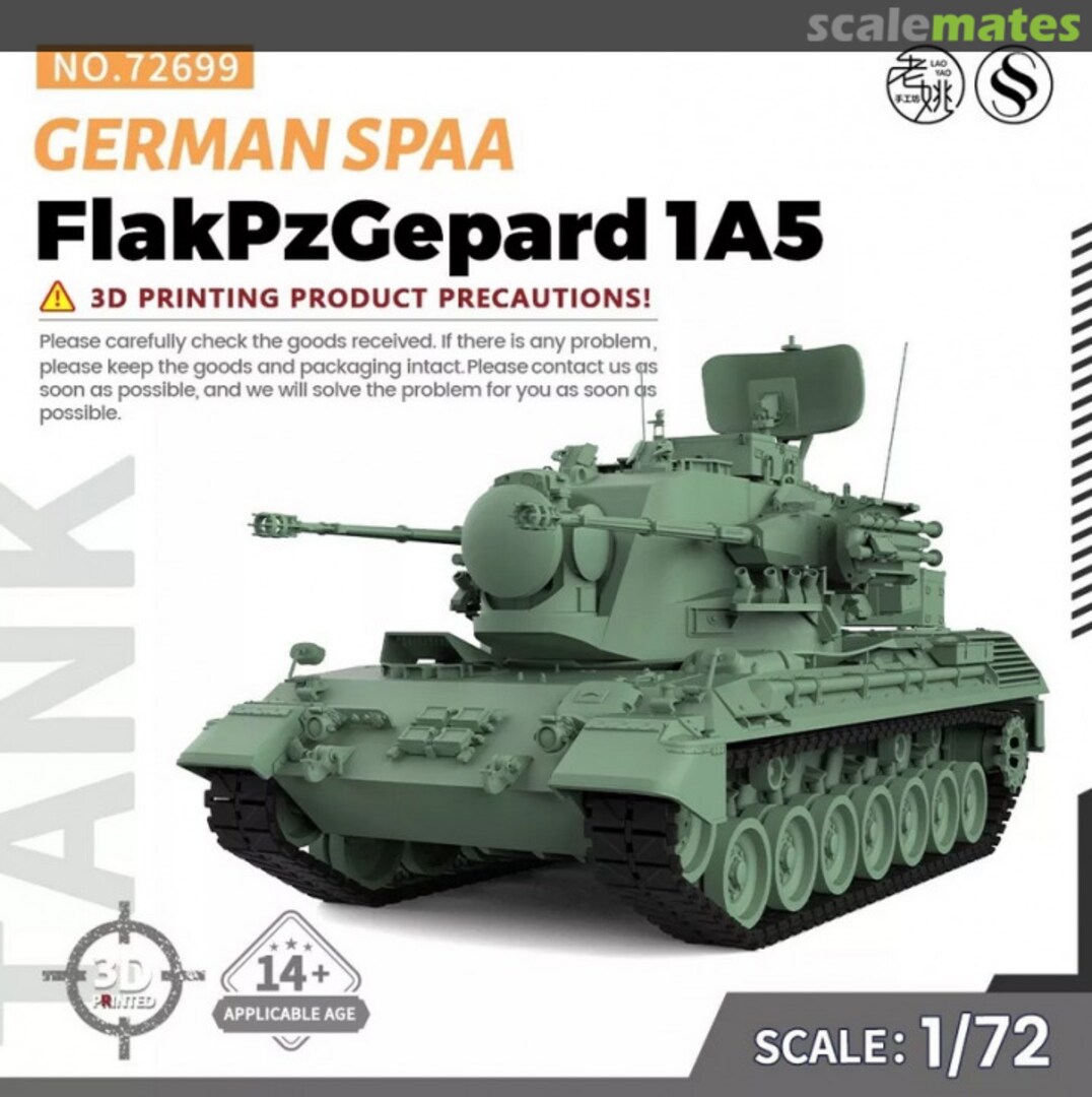 Boxart FlakPz Gepard 1A5 72699 SSMODEL Boxart FlakPz Gepard 1A5 72699 SSMODEL