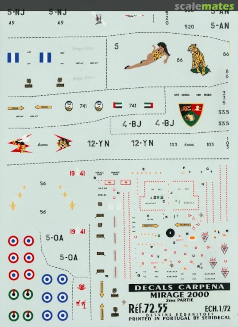 Boxart Mirage 2000 2éme Partie 72.55 Carpena Boxart Mirage 2000 2éme Partie 72.55 Carpena