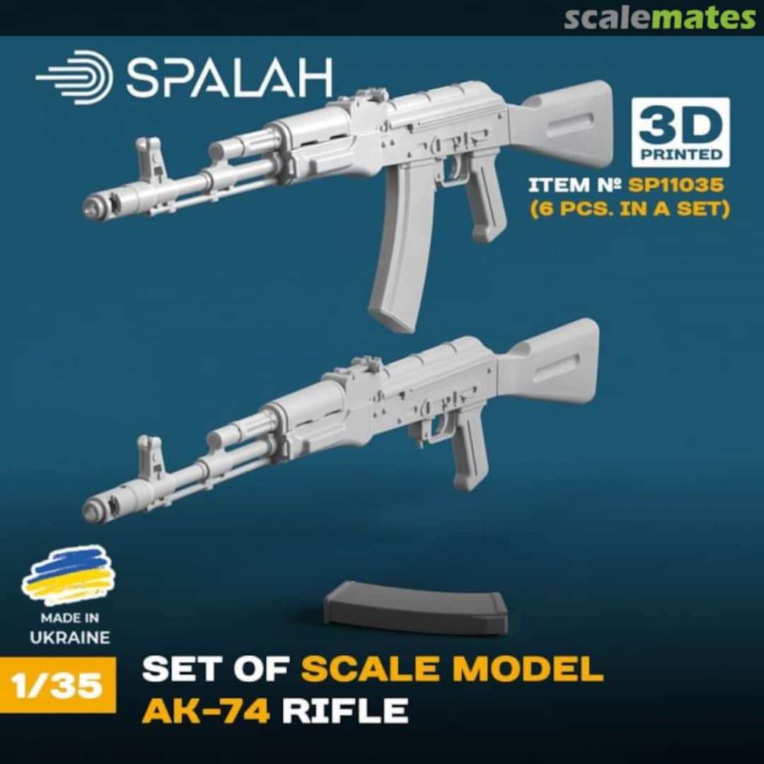Boxart AK-74 rifle, (5 pcs.) SP11035 Spalah Boxart AK-74 rifle, (5 pcs.) SP11035 Spalah