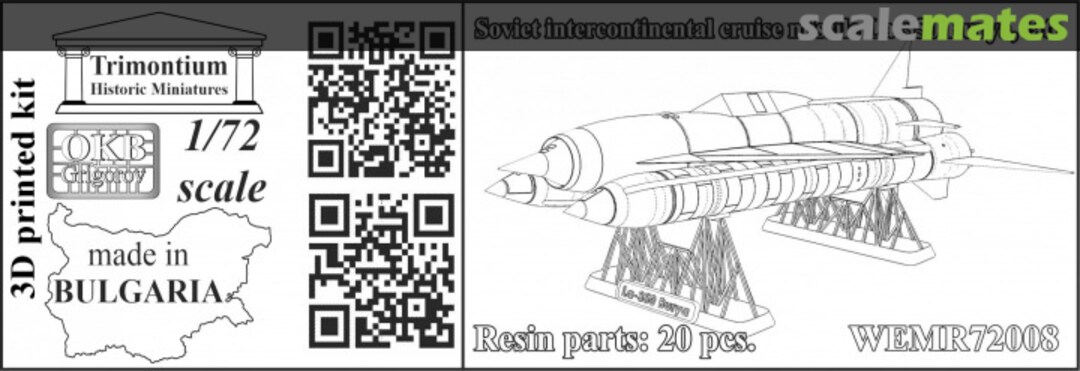 Boxart La-350 Burya, late WEMR72008 OKB Grigorov Boxart La-350 Burya, late WEMR72008 OKB Grigorov