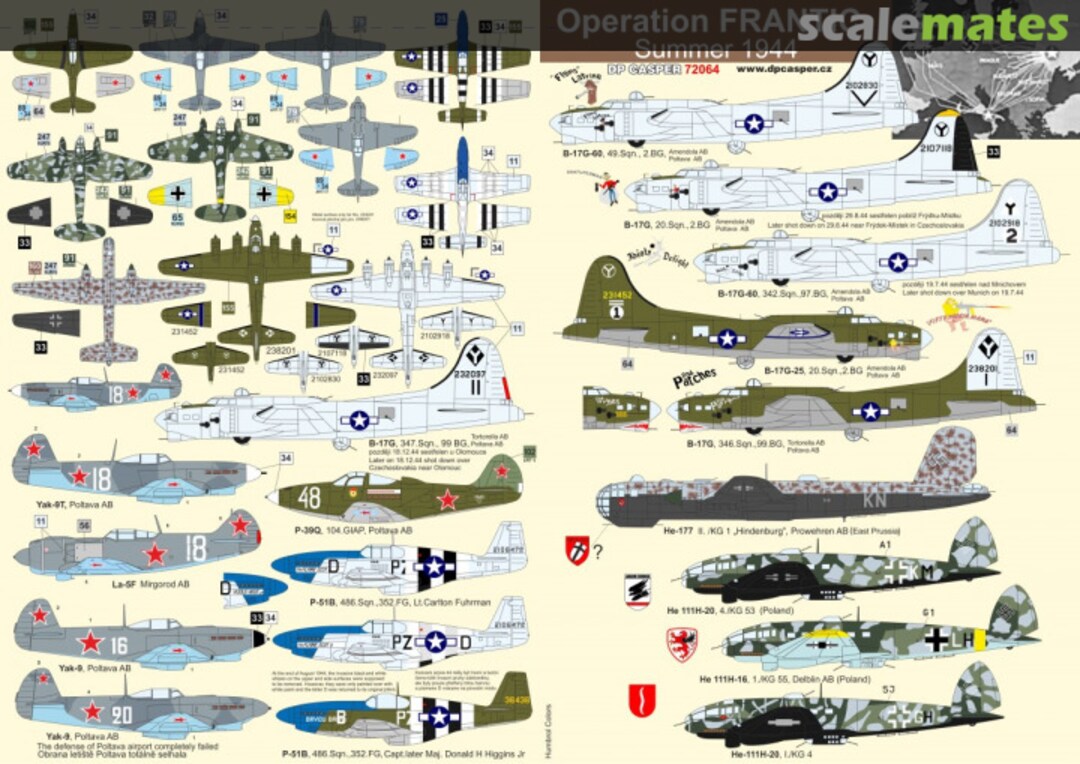 Boxart Operation Frantic Summer 1944 72064 DP Casper