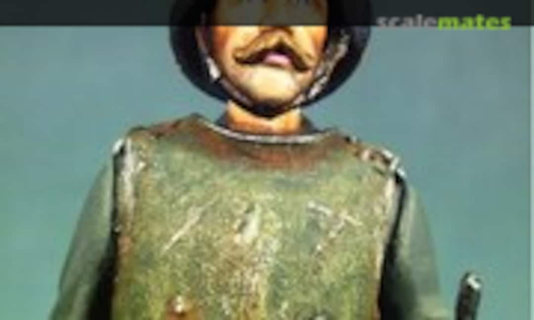 54mm German Infantryman with Armour WWI (Andrea Miniatures S3-F07) S3-F07