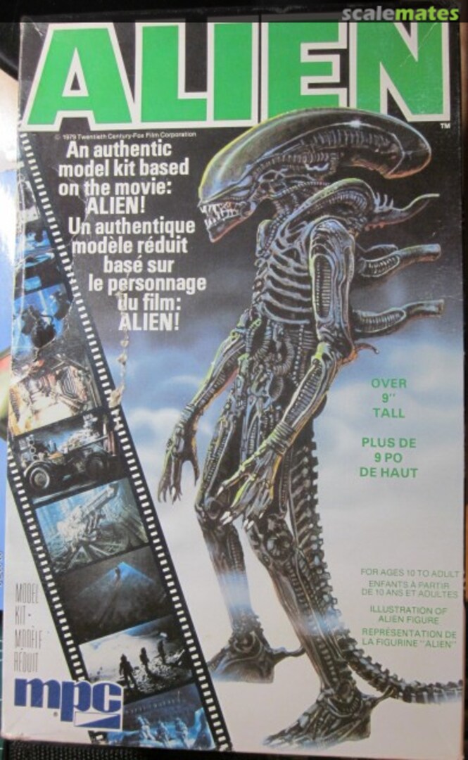 Boxart Alien Q1-1961 MPC Boxart Alien Q1-1961 MPC