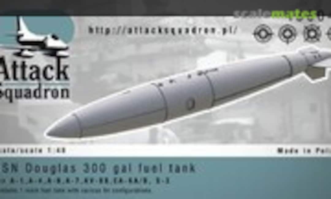 1:48 USN Douglas 300 Gal Fuel Tank set of 1 (Attack Squadron 48004) 48004