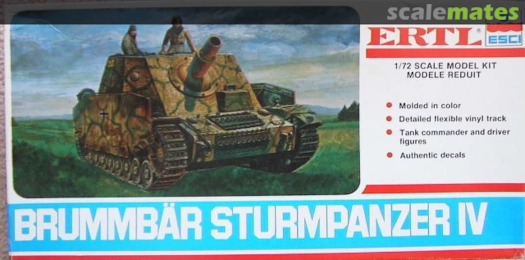Boxart Brummbär Sturmpanzer IV 8307 ERTL Boxart Brummbär Sturmpanzer IV 8307 ERTL