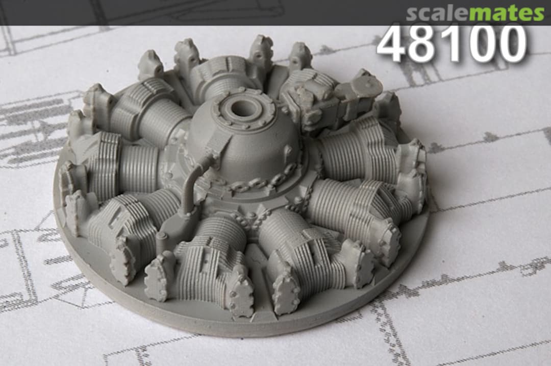 Boxart ASh-62 IR Radial piston engine AMC 48100 Advanced Modeling