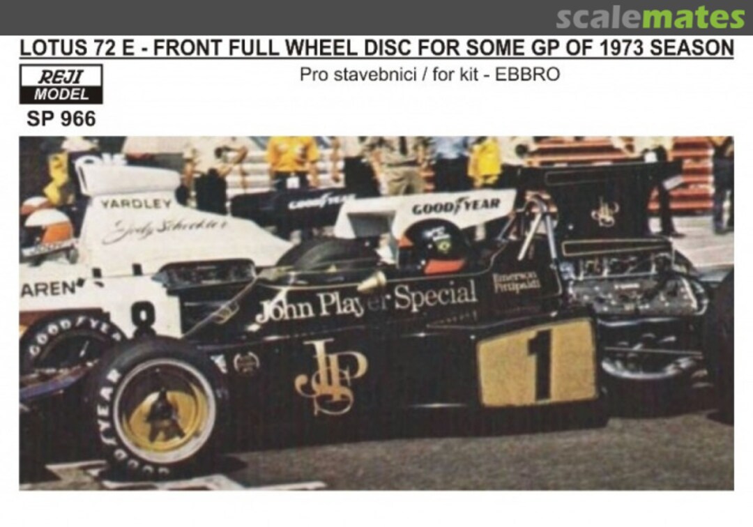 Boxart Lotus Ford type 72E SP 966 REJI Model Boxart Lotus Ford type 72E SP 966 REJI Model