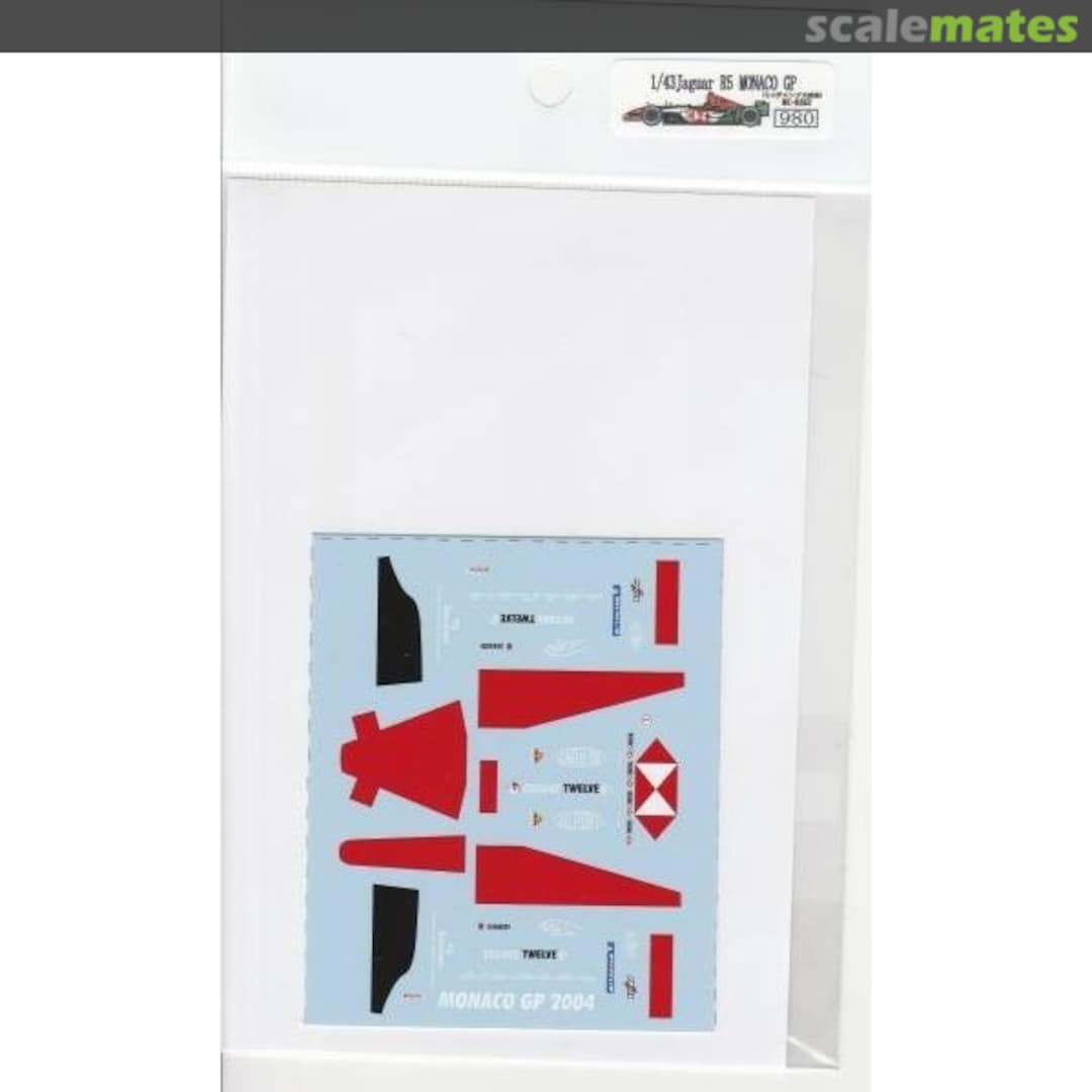 Boxart Jaguar R5 Monaco GP Decal Set DC-262 Museum collection Boxart Jaguar R5 Monaco GP Decal Set DC-262 Museum collection