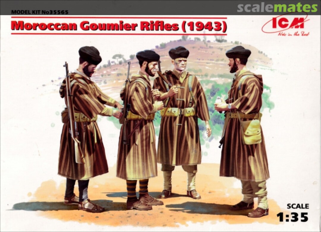 Boxart Goumier Rifles 35565 ICM Boxart Goumier Rifles 35565 ICM