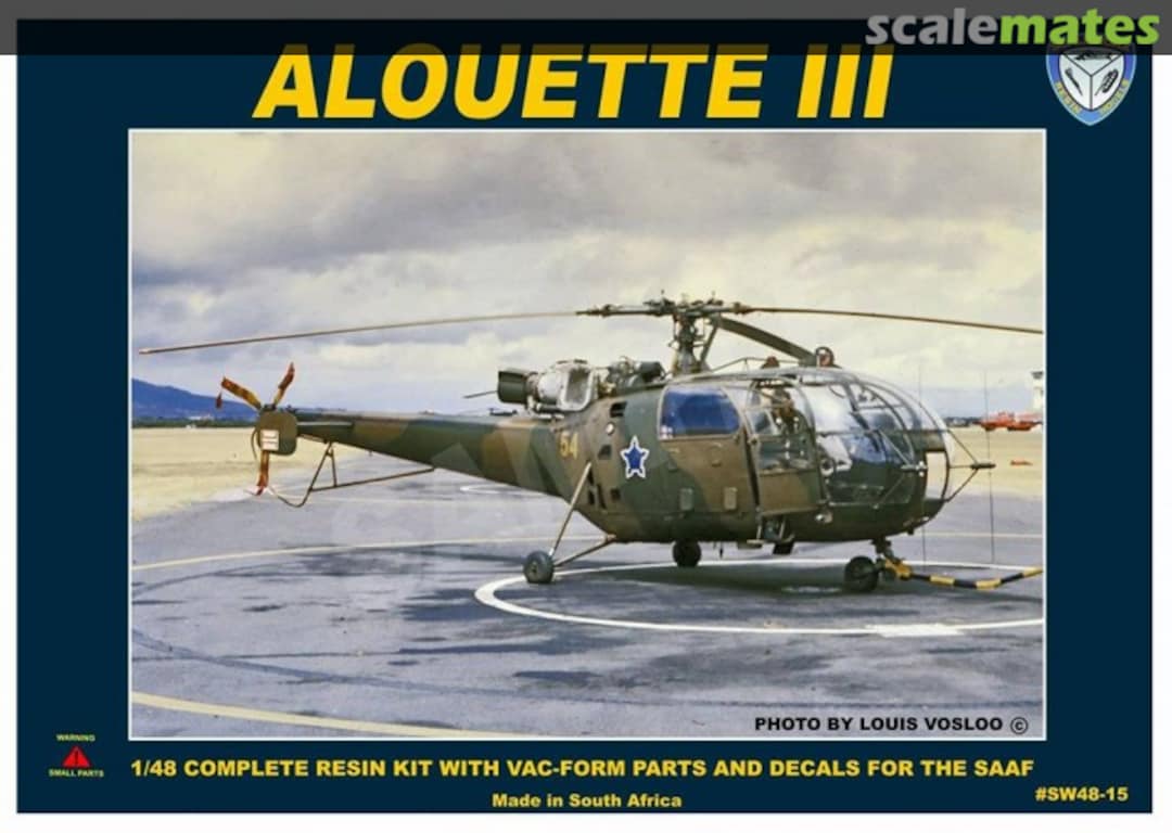 Boxart Alouette III SW48-15 ScaleWorx Boxart Alouette III SW48-15 ScaleWorx