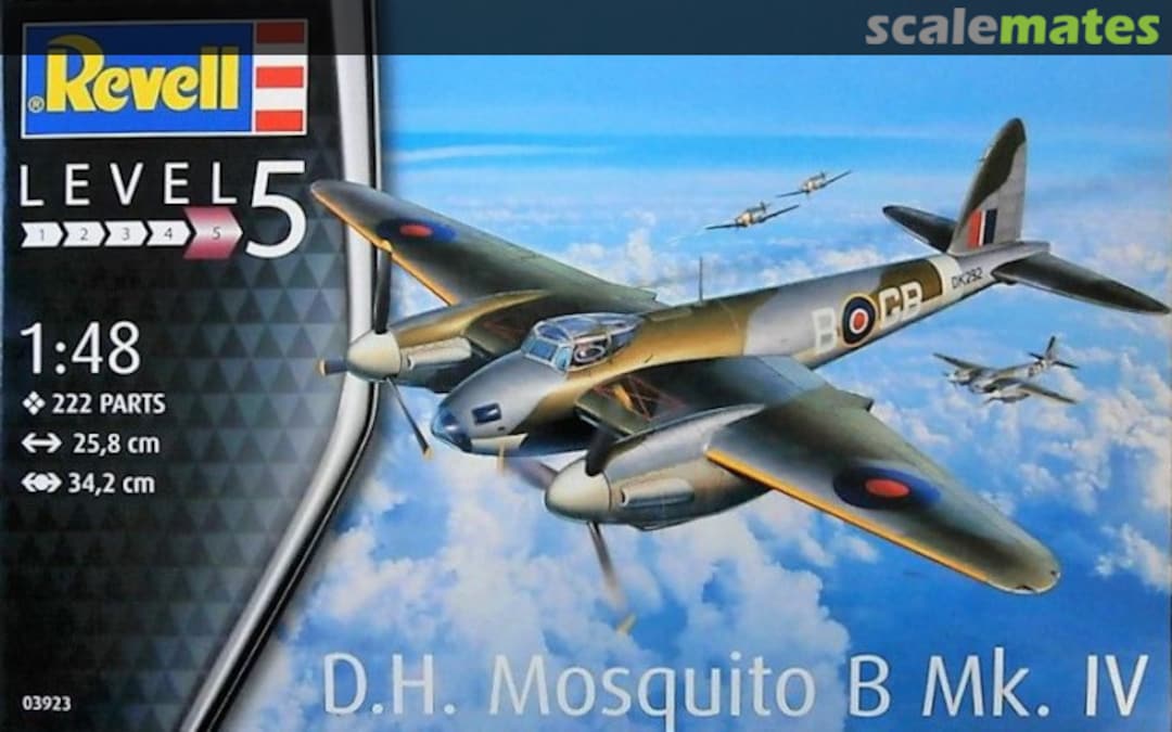 Boxart D.H. Mosquito B Mk. IV 03923 Revell Boxart D.H. Mosquito B Mk. IV 03923 Revell