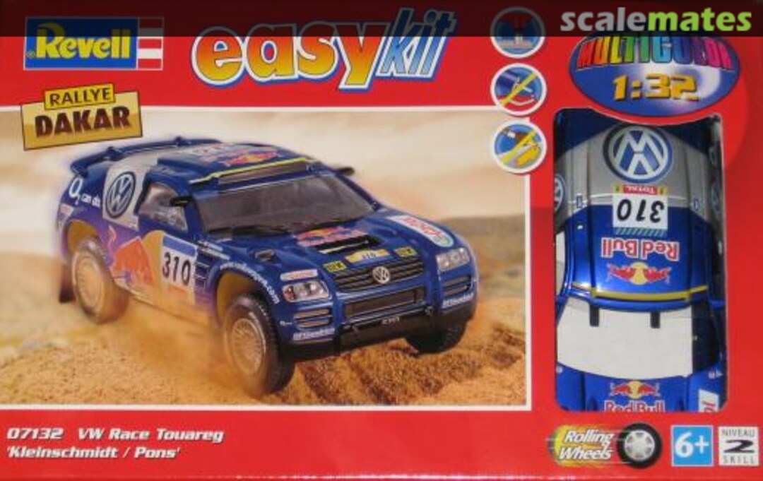 Boxart VW Race Touareg "Kleinschmidt / Pons" Rallye Dakar 07132 Revell Boxart VW Race Touareg "Kleinschmidt / Pons" Rallye Dakar 07132 Revell