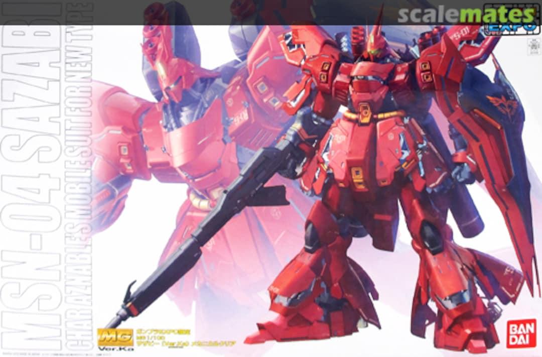 Boxart MSN-04 Sazabi Ver.Ka Mechanical Cear 0211978 Bandai Boxart MSN-04 Sazabi Ver.Ka Mechanical Cear 0211978 Bandai