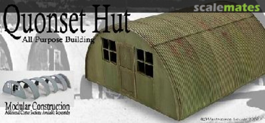 Boxart Quonset hut MMQH48 Masterpiece Models Boxart Quonset hut MMQH48 Masterpiece Models