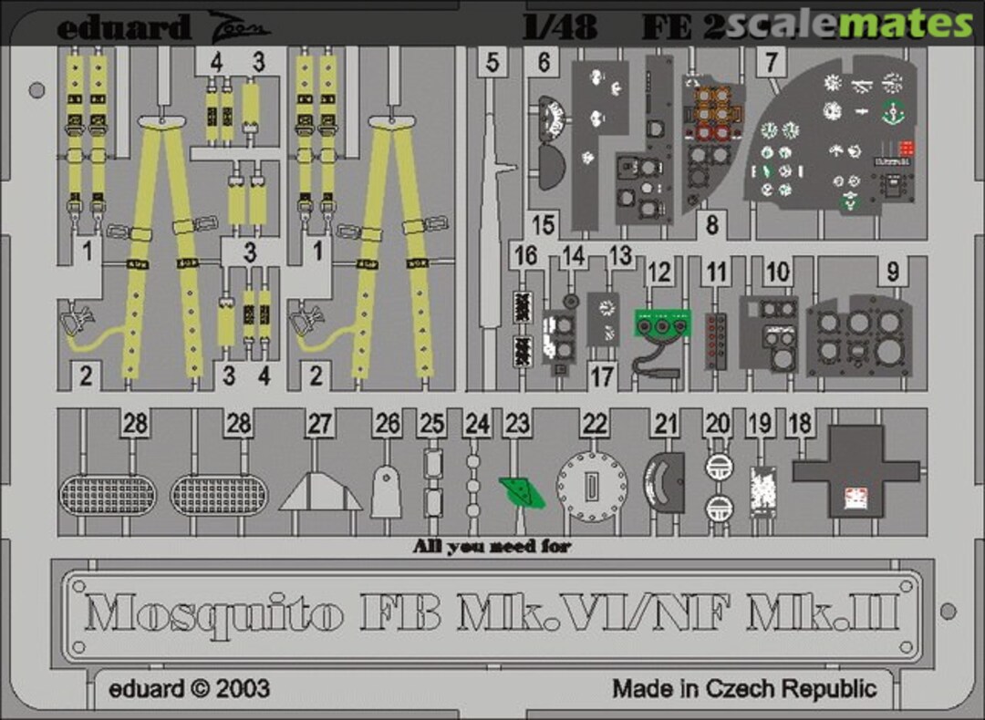 Boxart Mosquito FB Mk.VI/NF Mk.II FE239 Eduard
