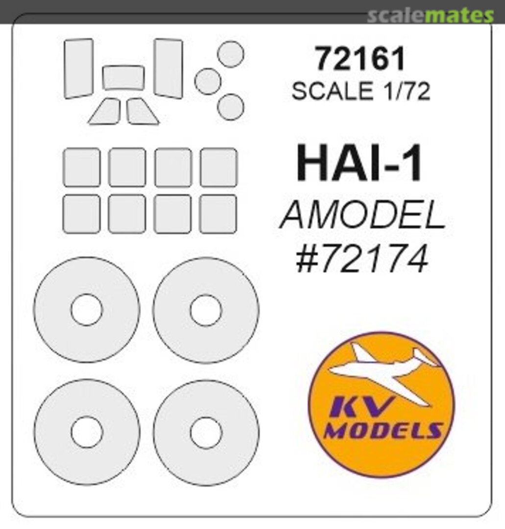 Boxart Painting Masks for Canopy Cockpit, Disks and Wheels Model HAI-1 72161 KV Models Boxart Painting Masks for Canopy Cockpit, Disks and Wheels Model HAI-1 72161 KV Models