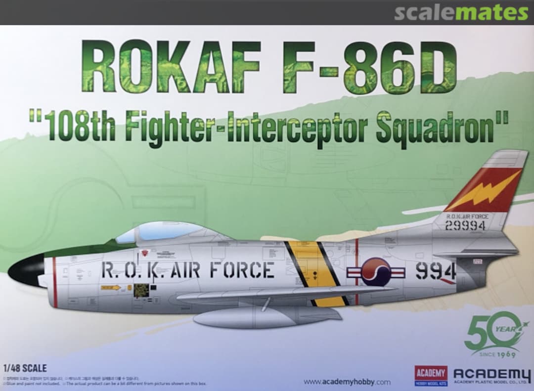 Boxart ROKAF F-86D 12337 Academy Boxart ROKAF F-86D 12337 Academy