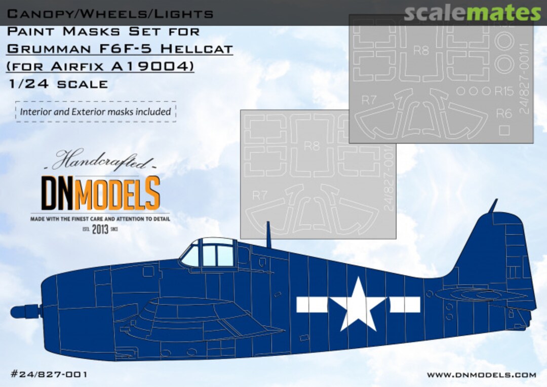Boxart Grumman F6F-5 Hellcat Canopy, Wheels, Lights Paint Mask Set – Interior & Exterior 24/827-001 DN Models Boxart Grumman F6F-5 Hellcat Canopy, Wheels, Lights Paint Mask Set – Interior & Exterior 24/827-001 DN Models