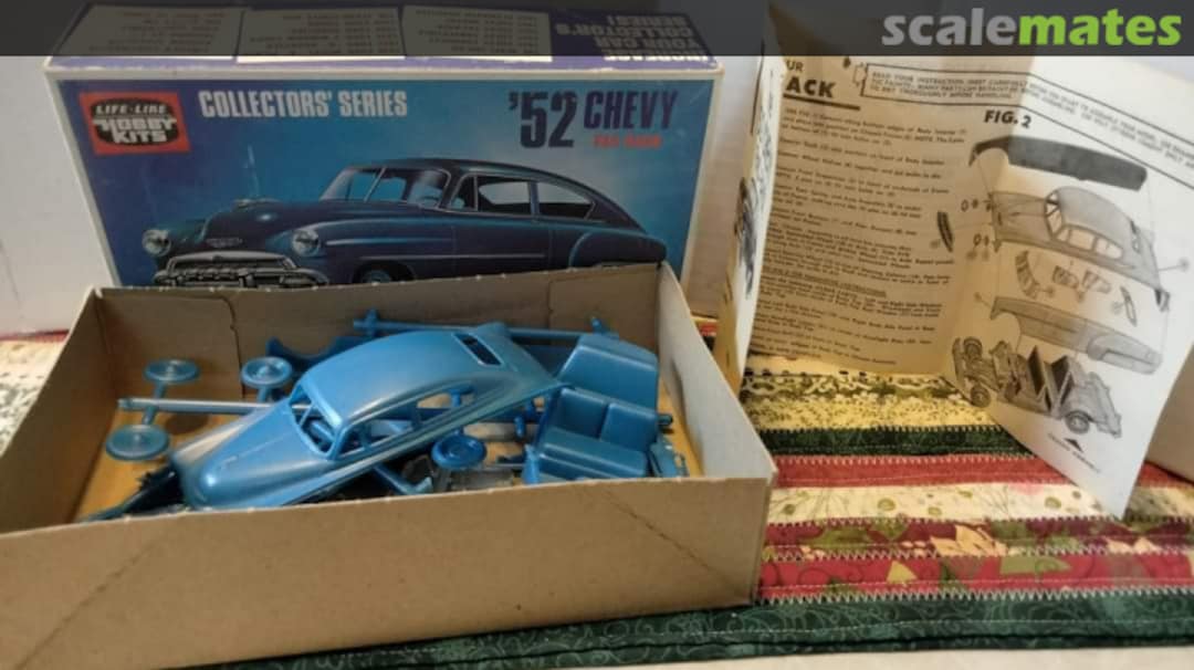 Contents '52 Chevy Fas-Back 09293 LIFE-LIKE Hobby Kits Contents '52 Chevy Fas-Back 09293 LIFE-LIKE Hobby Kits