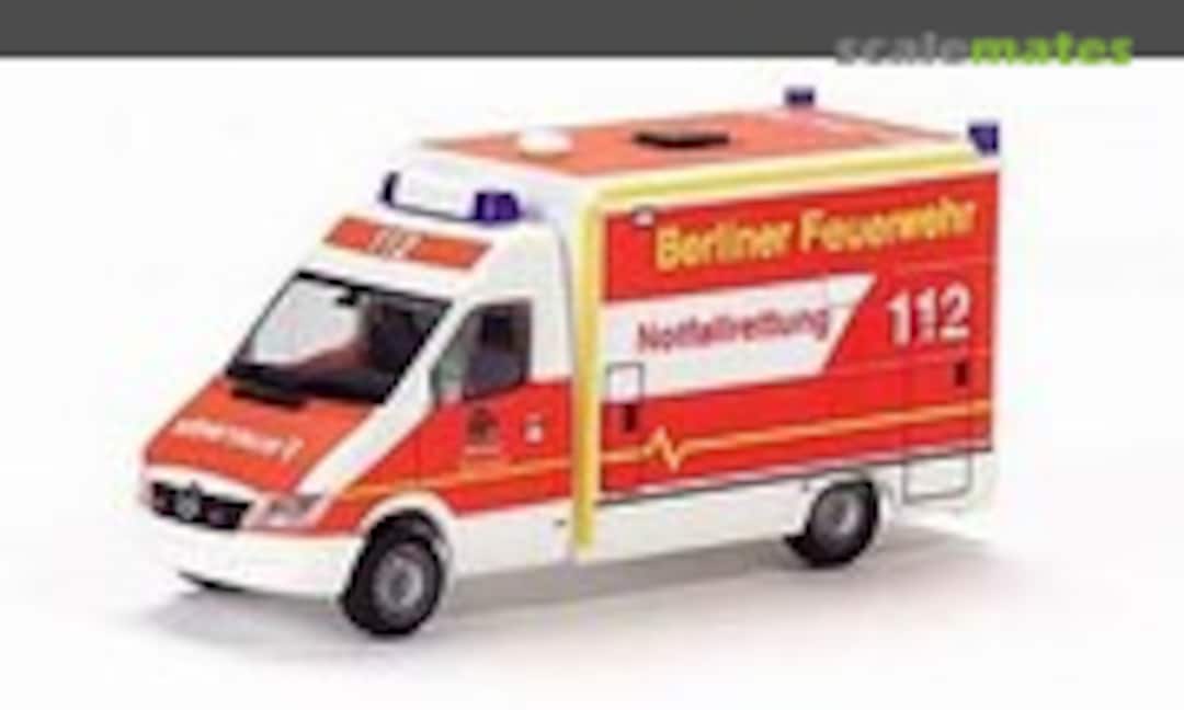 1:87 Mercedes Benz Sprinter RTW Feuerwehr Berlin (Herpa 268899)
