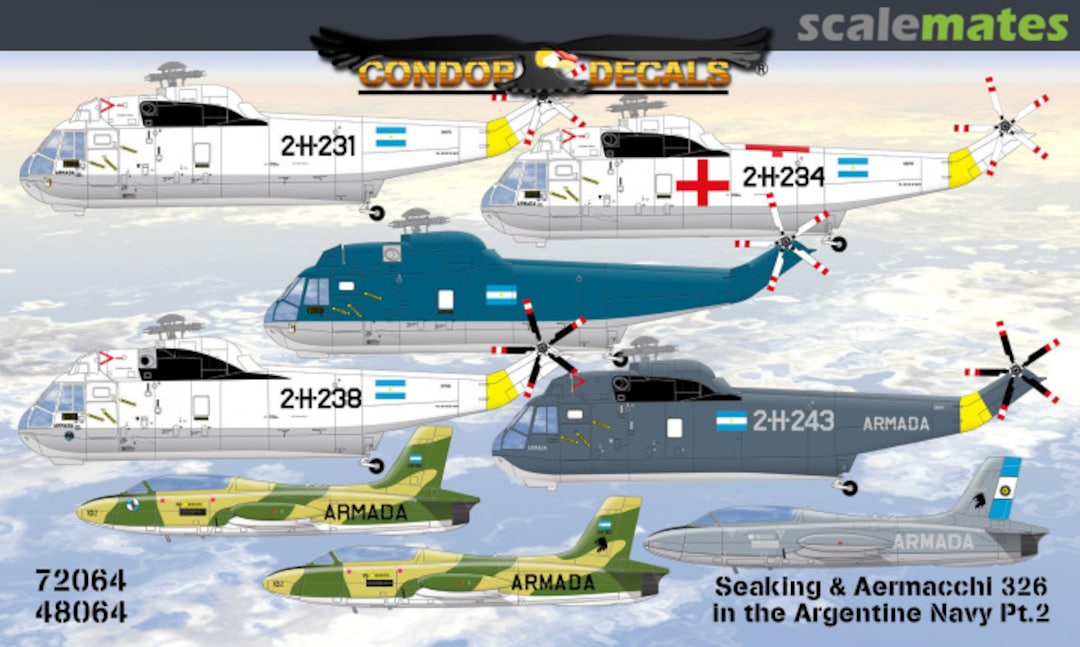 Boxart SEAKING & AERMACCHI 326 48064 Condor Decals Boxart SEAKING & AERMACCHI 326 48064 Condor Decals