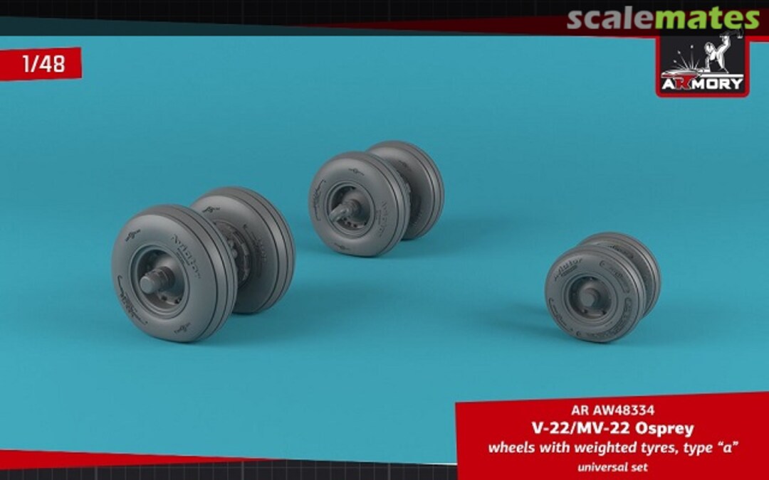 Boxart V-22,MV-22 Osprey wheels w, weighted tires type "a" model AR AW48334 Armory Boxart V-22,MV-22 Osprey wheels w, weighted tires type "a" model AR AW48334 Armory