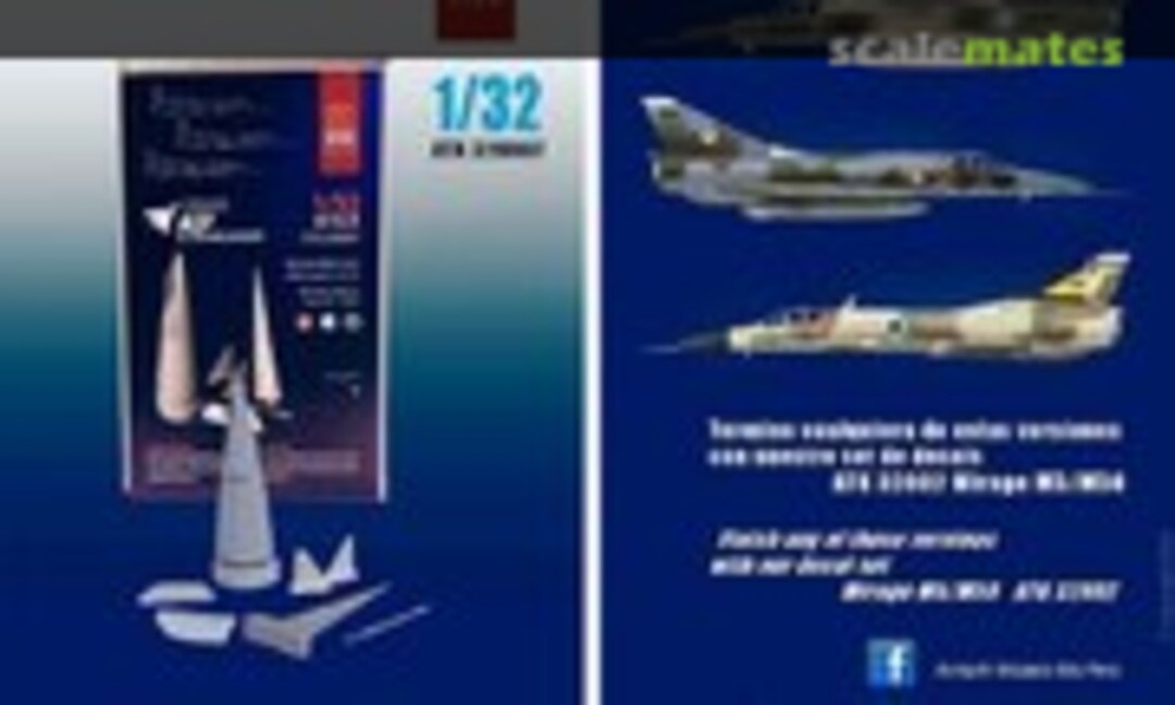 1:32 Mirage M5F IAI Dagger/Nesher conversion set (Antarki Models ATK32R007) ATK32R007