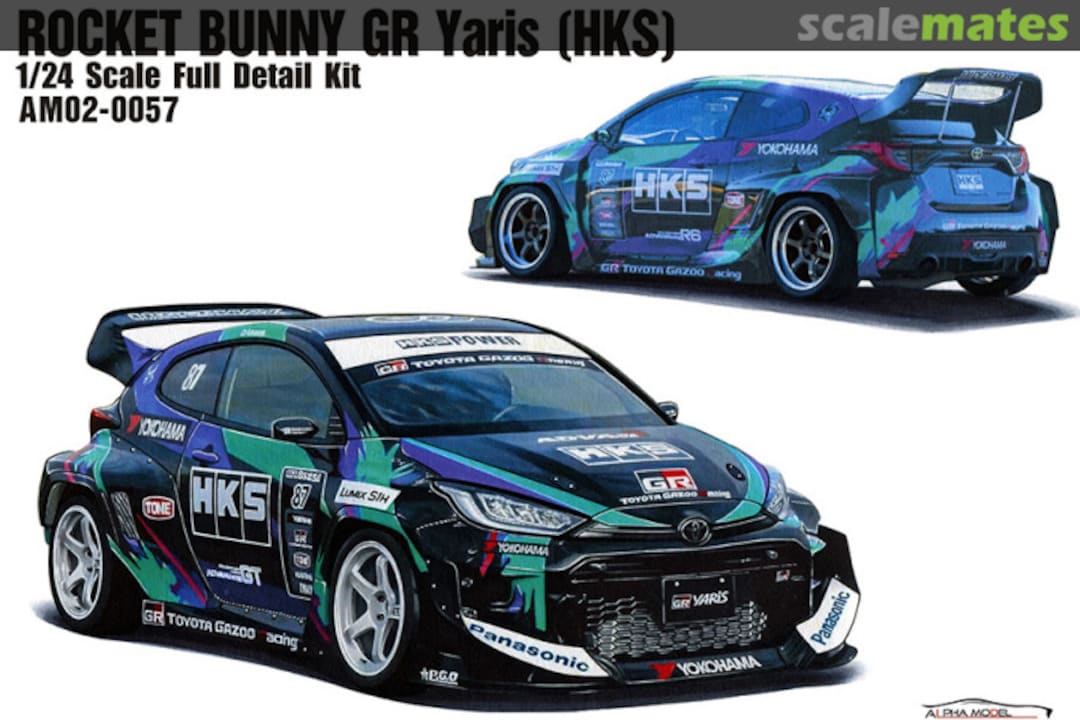 Boxart Rocket Bunny GR Yaris (HKS) AM02-0057 Alpha Model