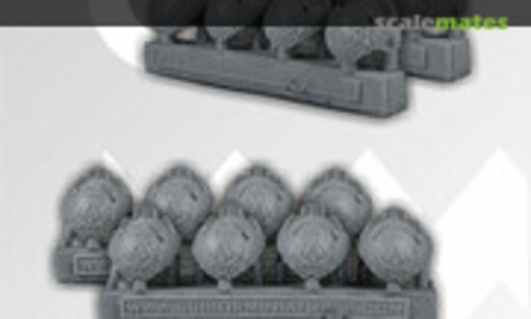 No Spartans Big Shoulder Pads (8 pcs) (Scibor Monsterous Miniatures CPSH0038) CPSH0038