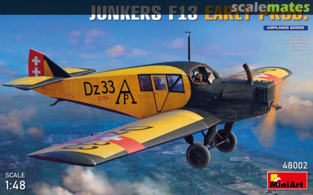 Boxart Junkers F13 Early Prod. 48002 MiniArt