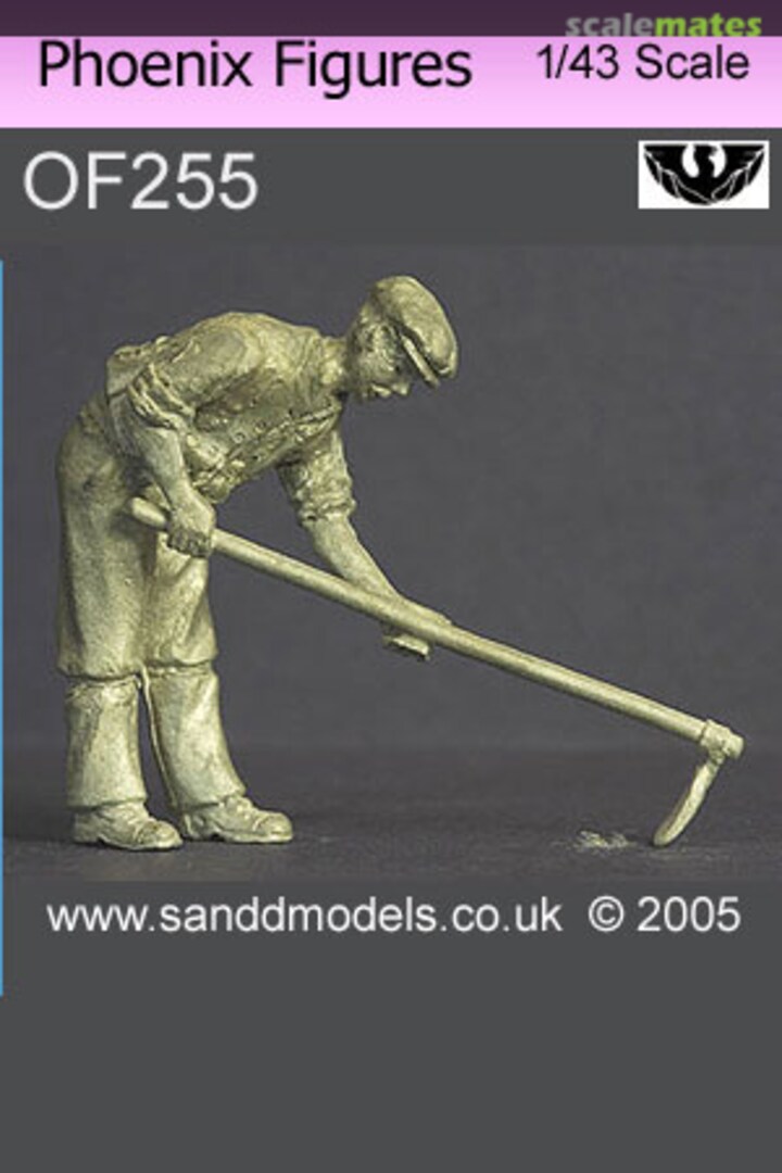 Boxart Farm worker, hoeing OF255 S & D Models