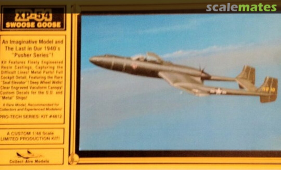 Boxart XP-54 Swoose Goose 4812 Collect-Aire Models Boxart XP-54 Swoose Goose 4812 Collect-Aire Models