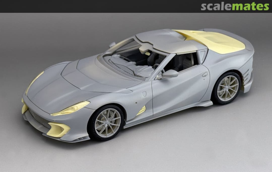 Boxart Ferrari 812 Competizione A Combo Version KB08-29 KitBox & PZY Model Boxart Ferrari 812 Competizione A Combo Version KB08-29 KitBox & PZY Model