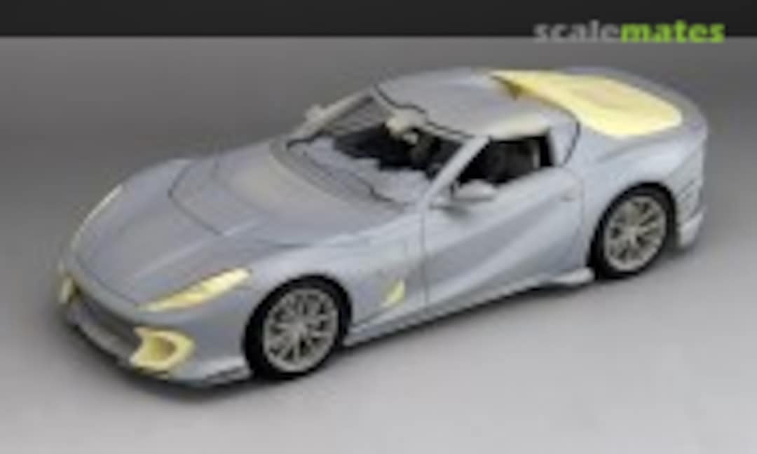 1:24 Ferrari 812 Competizione A Combo Version (KitBox & PZY Model KB08-29)
