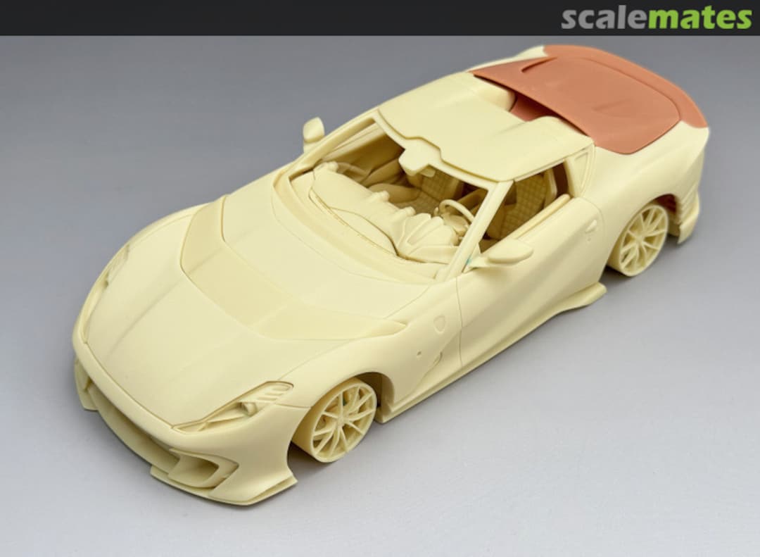 Boxart Ferrari 812 Competizione A Combo Version KB08-29 KitBox & PZY Model Boxart Ferrari 812 Competizione A Combo Version KB08-29 KitBox & PZY Model