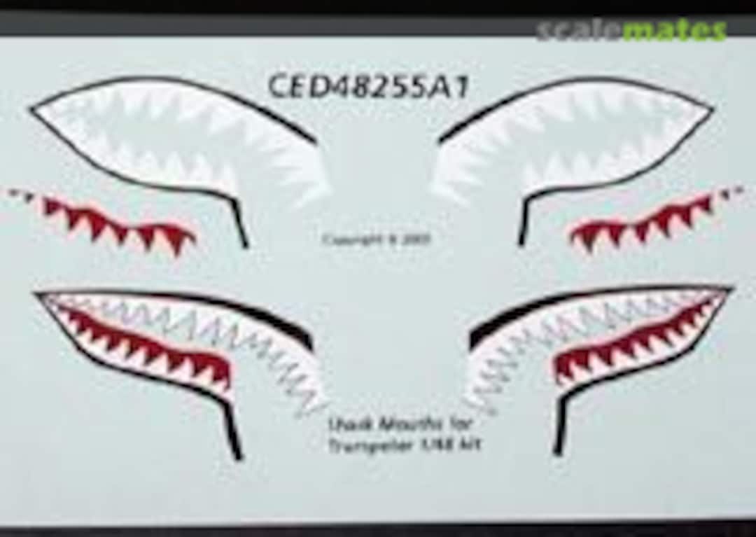 Boxart AVG Sharkmouths: P-40B/Hawk 81 CED48278 Cutting Edge Modelworks