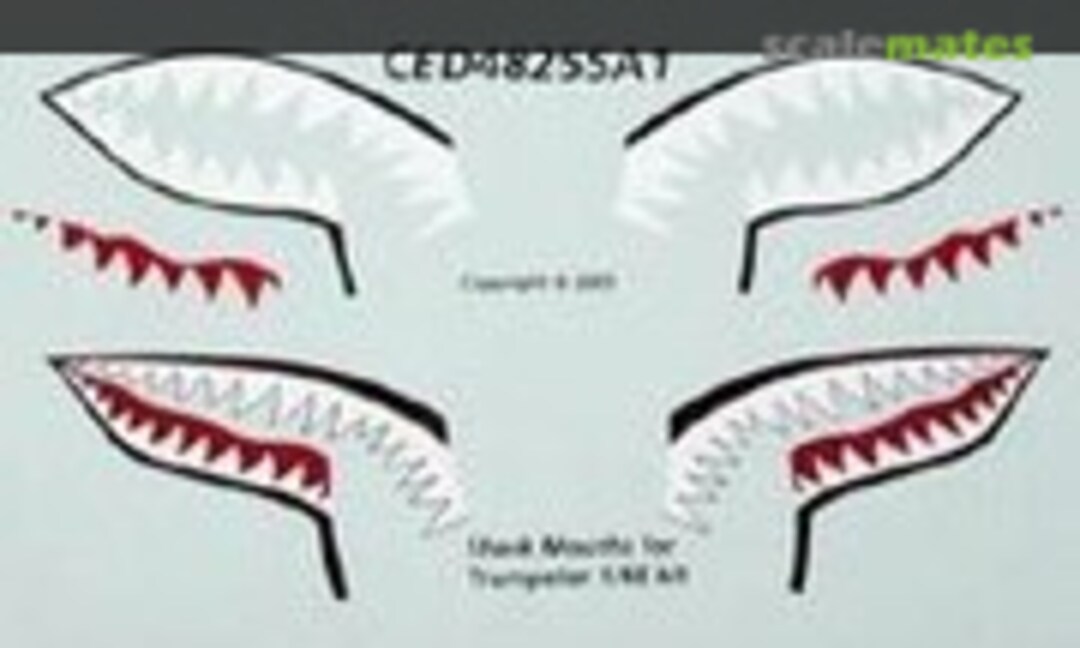 1:48 AVG Sharkmouths: P-40B/Hawk 81 (Cutting Edge Modelworks CED48278) CED48278