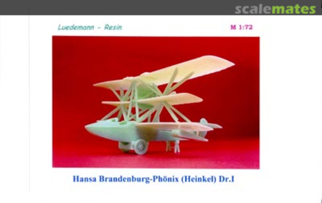 Boxart Hansa-Brandenburg Phönix Dr.I LR109 Lüdemann-Modellbau Boxart Hansa-Brandenburg Phönix Dr.I LR109 Lüdemann-Modellbau