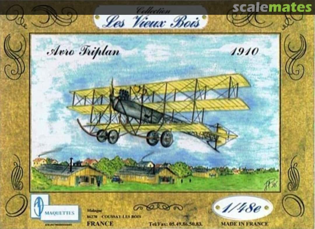 Boxart Avro Triplan 1910 AJP Maquettes Boxart Avro Triplan 1910 AJP Maquettes
