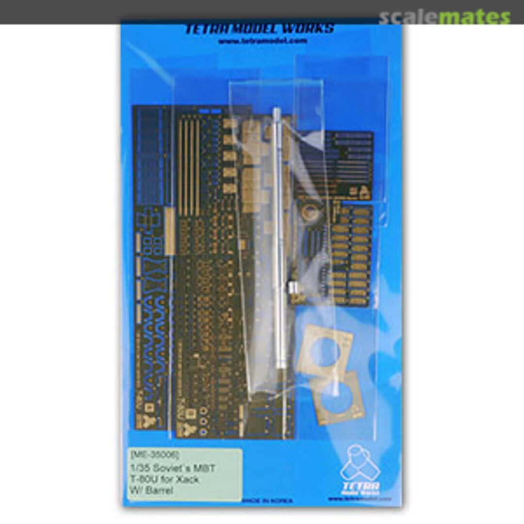 Boxart T-80U for Xact Scale Model with Metal Barrel ME-35006 Tetra Model Works Boxart T-80U for Xact Scale Model with Metal Barrel ME-35006 Tetra Model Works