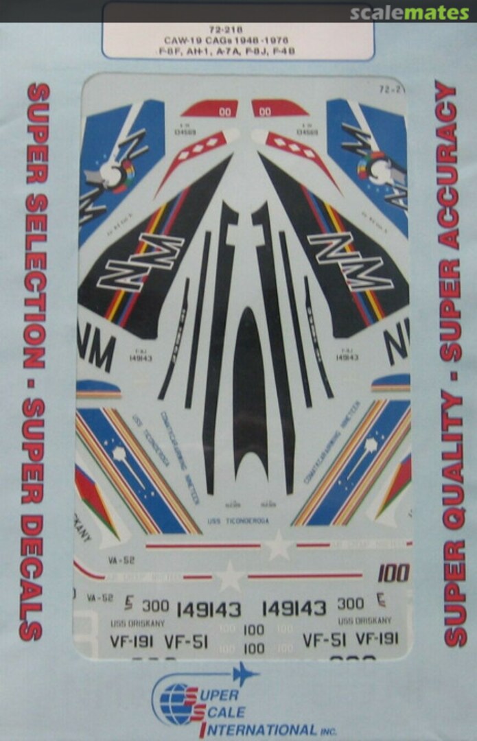 Boxart CAW-19 CAGs 1948-1976 72-218 SuperScale International Boxart CAW-19 CAGs 1948-1976 72-218 SuperScale International